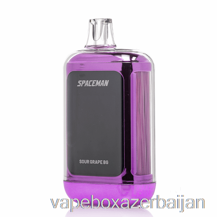 Vape Box Azerbaijan SPACEMAN CURVE 18K Disposable Sour Grape Bubble Gum